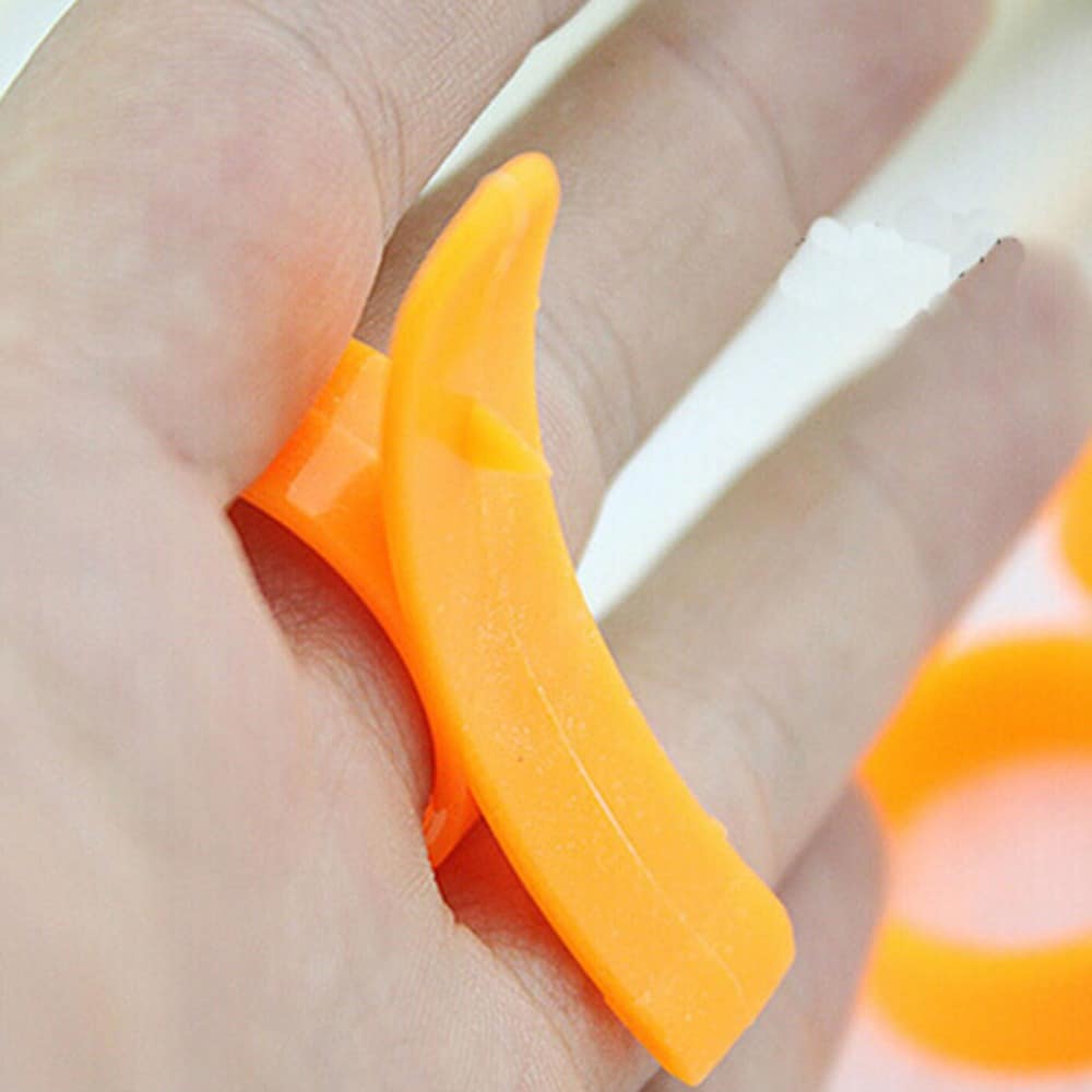 1 Pieces 2015 Hot Creative Kitchen Gadgets Cooking Tools Peeler Parer Finger Type Cleverly Open Orange Peel Orange Device - Image 4